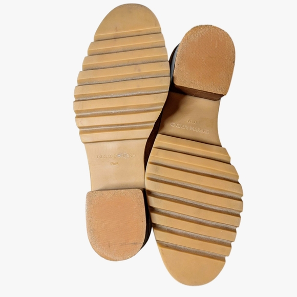 Bernardo | Selena Tan Suede Heeled Combat Boot Women's Size 9.5 - Picture 8 of 8